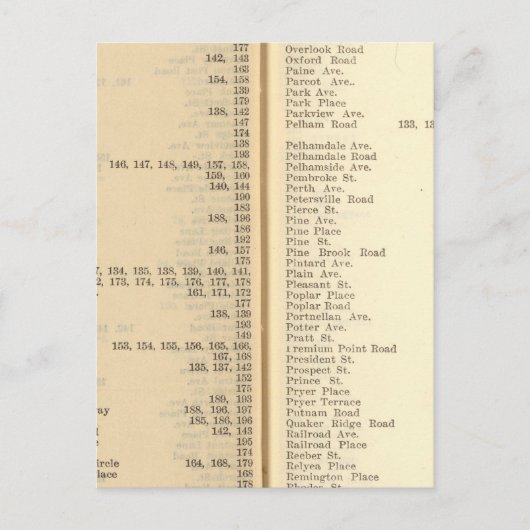 Index New Rochelle Postkarte (Vorderseite)