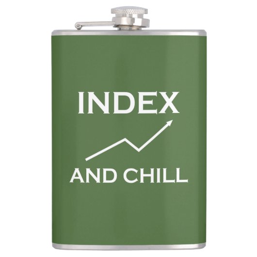 Index und Kälte Flachmann (Vorderseite)