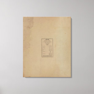 Index zum Atlas Leinwanddruck