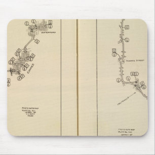 Indexkarte Albany, Saratoga Springs Mousepad