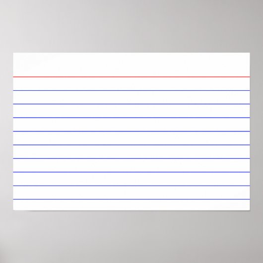 Indexkarte Poster (Vorne)