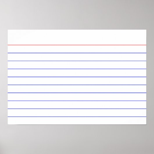 Indexkarte Poster (Vorne)