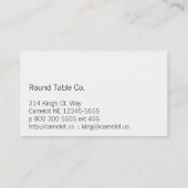 Indexkarte Visitenkarte (Rückseite)