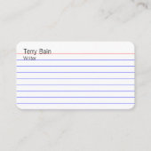 Indexkarte Visitenkarte (Vorderseite)