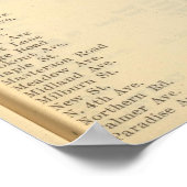 Indexstädte, Bronxville Poster (Ecke)