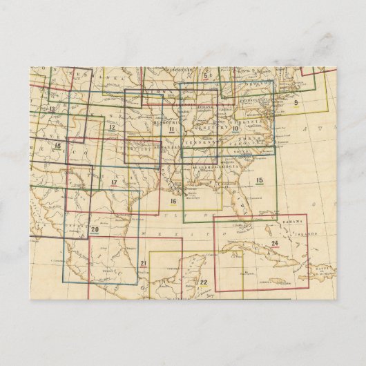 Indexübersicht Erläuterung der im Atlas verwendete Postkarte (Vorderseite)