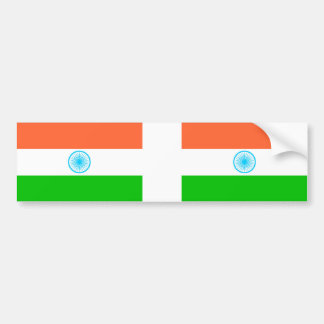 INDIA Carflag, sticker Autoaufkleber