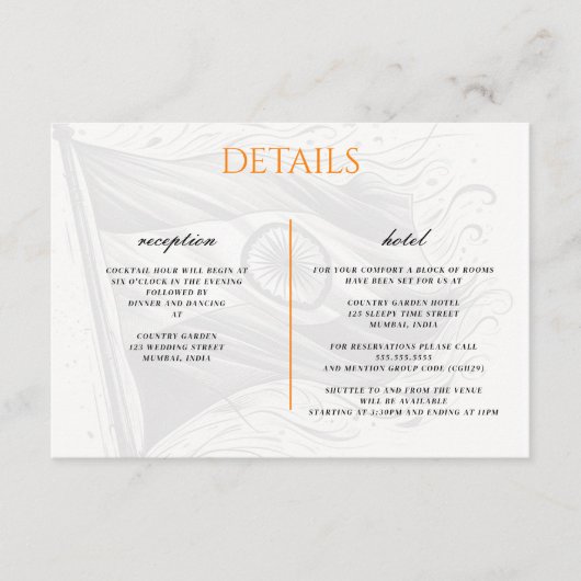 India Couple Begleitkarte (Vorderseite)