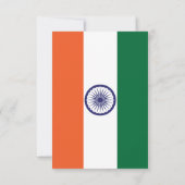 India Couple RSVP Karte (Rückseite)