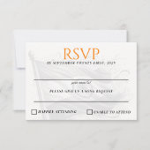 India Couple RSVP Karte (Vorderseite)