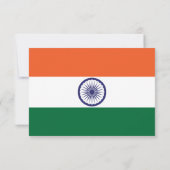 India Couple RSVP Karte (Rückseite)