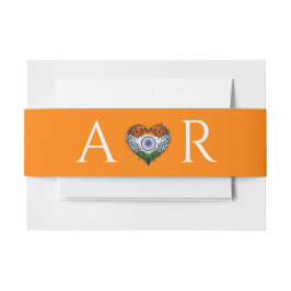 India Couple Wedding Einladungsbanderole