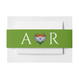 India Couple Wedding Einladungsbanderole