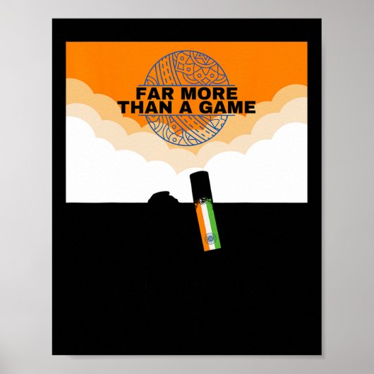 India Cricket More Than Jersey Flag India Cricket  Poster (Vorne)