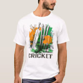 India Cricket National Fans Team Jersey T-Shirt (Vorderseite)