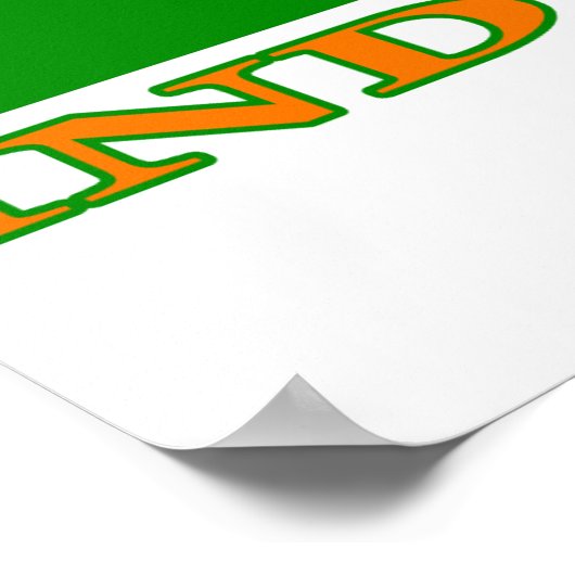 India Cricket Player Poster (Ecke)