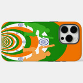 India Cricket Spirit Abstract Design Case-Mate iPhone Hülle (Rückseite (Horizontal))