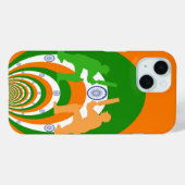 India Cricket Spirit Abstract Design Case-Mate iPhone Hülle (Rückseite (Horizontal))