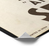 India Darjeeling Vintage Travel Poster Ad Retro (Ecke)