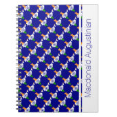 INDIA Flag Custom Add Your Name Notebook Journal Notizblock (Vorderseite)