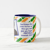 INDIA FLAG Foto-Vorlage Hinzufügen Ihres Textes Zweifarbige Tasse (VorderseiteRechts)