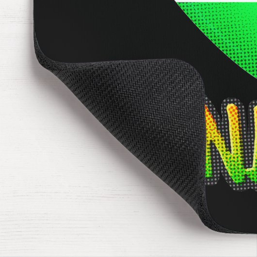 India Flag Heart Cutout Mousepad (Ecke)