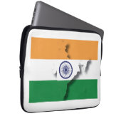 INDIA-Flag Laptopschutzhülle (Vorne Rechts)