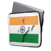 INDIA-Flag Laptopschutzhülle (Vorderseite Links)