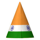 India flag partyhütchen (Rückseite)