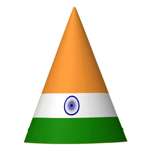 India flag partyhütchen (Vorderseite)