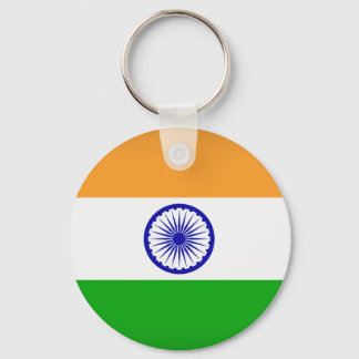 India Flag Schlüsselanhänger, Basic Button Schlüss Schlüsselanhänger