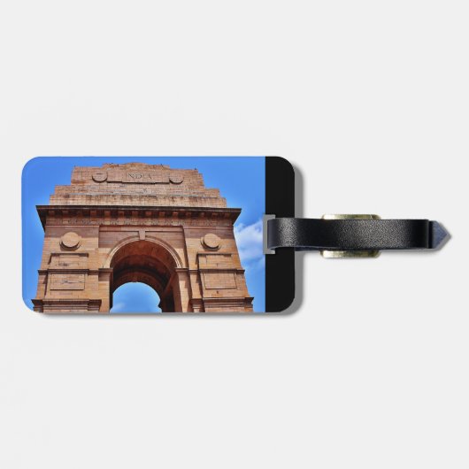 India Gate Gepäckanhänger (Rückseite horizontal)