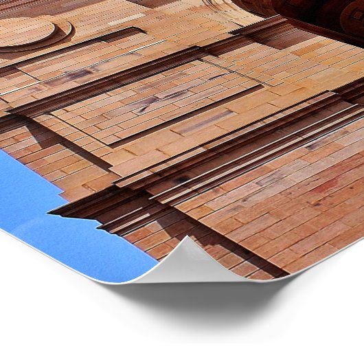 India Gate Poster (Ecke)