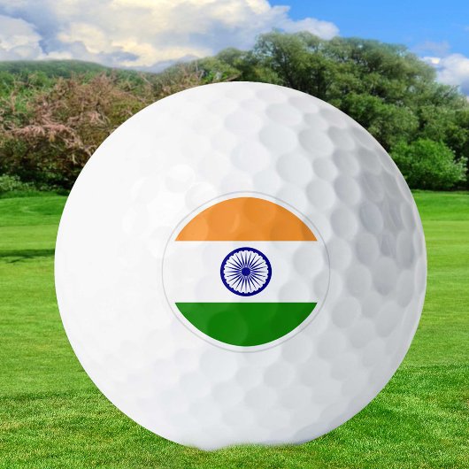 India Golf Balls, Indian Flag Golfers / Patriots Golfball