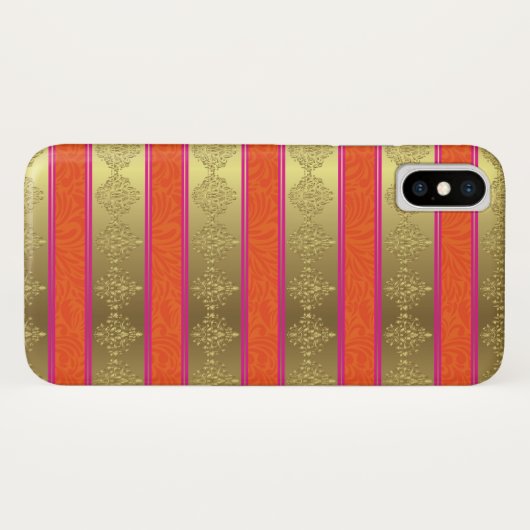 India Hindu Color Pattern iPhone Case (Rückseite (Horizontal))