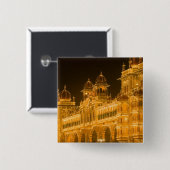 INDIA, Karnataka, Mysore: Majaraja's Palace (b.2 Button (Vorne & Hinten)