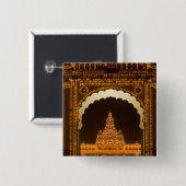 INDIA, Karnataka, Mysore: Majaraja's Palace (b.3 Button (Vorne & Hinten)