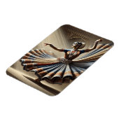 India Kathak Dancer Travel Magnet (Linke Seite)