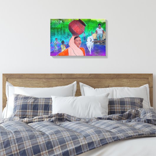 India Leinwanddruck (Insitu (Schlafzimmer))