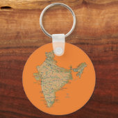 India Map Schlüsselanhänger (Vorderseite)