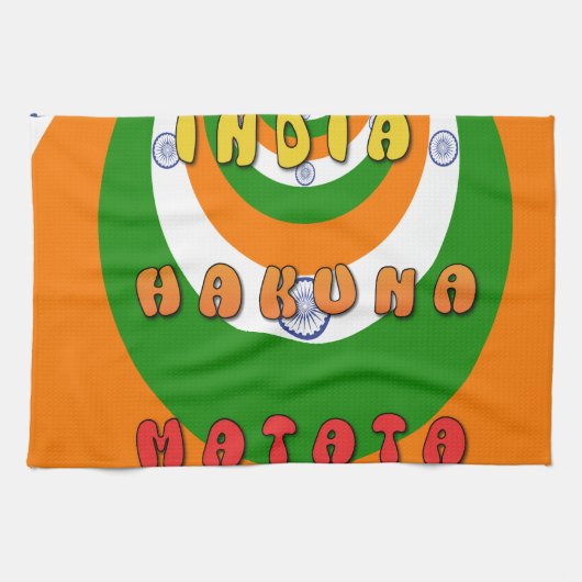 INDIA MATATA HAKUNA HANDTUCH (Horizontal)