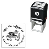 India Mehndi Elephant Name Library Name Book Name Permastempel (Beispiel)