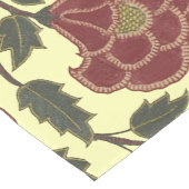 India Mughal Dynasty Floral Frieze Pattern Mittelgroßer Tischläufer (Ecke)