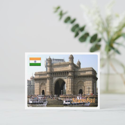 India - Mumbai - Postkarte (Stehend Vorderseite)