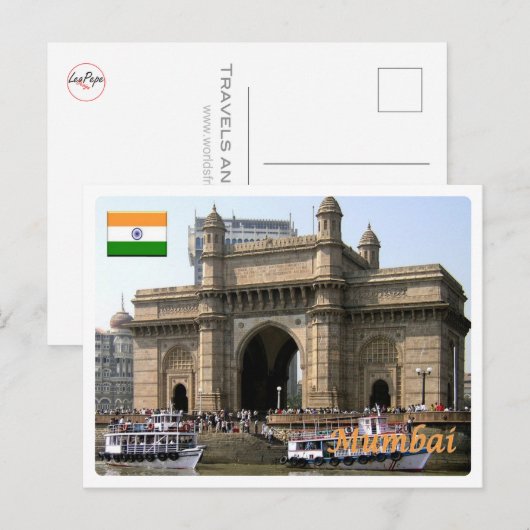 India - Mumbai - Postkarte (Vorne/Hinten)