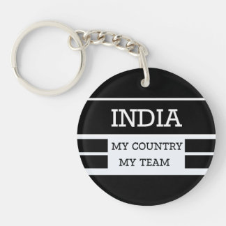 India My Country My Team Concept Schlüsselanhänger