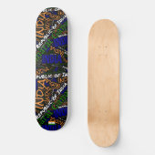 India Nationaler Stolz Wordcloud Skateboard (Vorderseite)