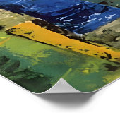 India Painting Ganesh Print Hindi Art Poster (Ecke)