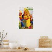 India Painting Ganesh Print Hindi Art Poster (Küche)