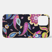 India Paisley Seamless Blumen Ornament Case-Mate iPhone Hülle (Rückseite (Horizontal))